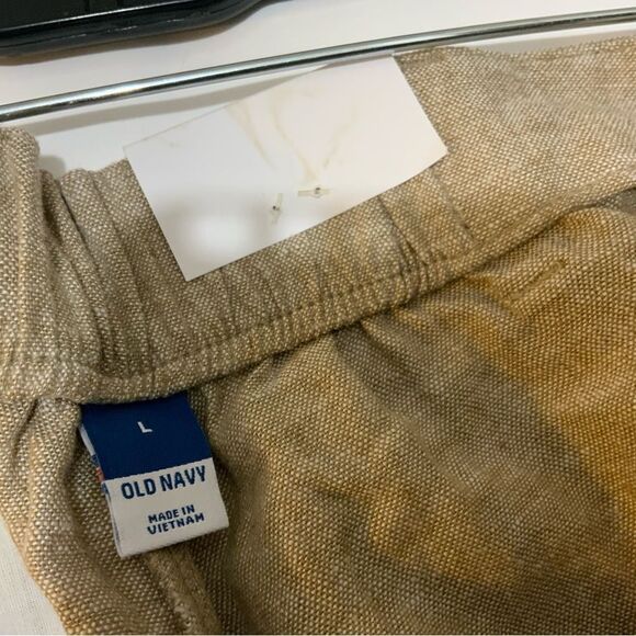 Old Navy high waisted  Linen-Blend Shorts -- 3.5-inch inseam L NEW - Picture 8 of 9